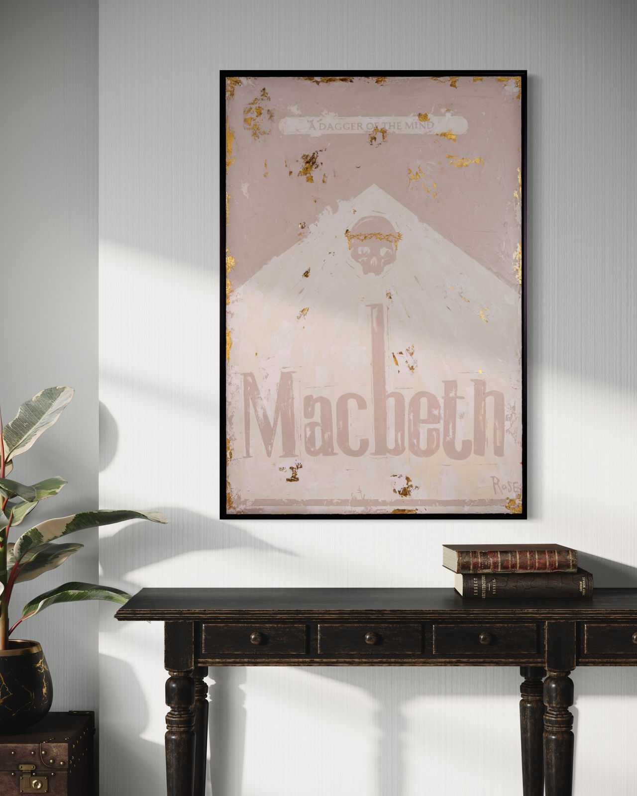 Charlotte Rose, Macbeth (A Dagger of the Mind) in stone, 2023