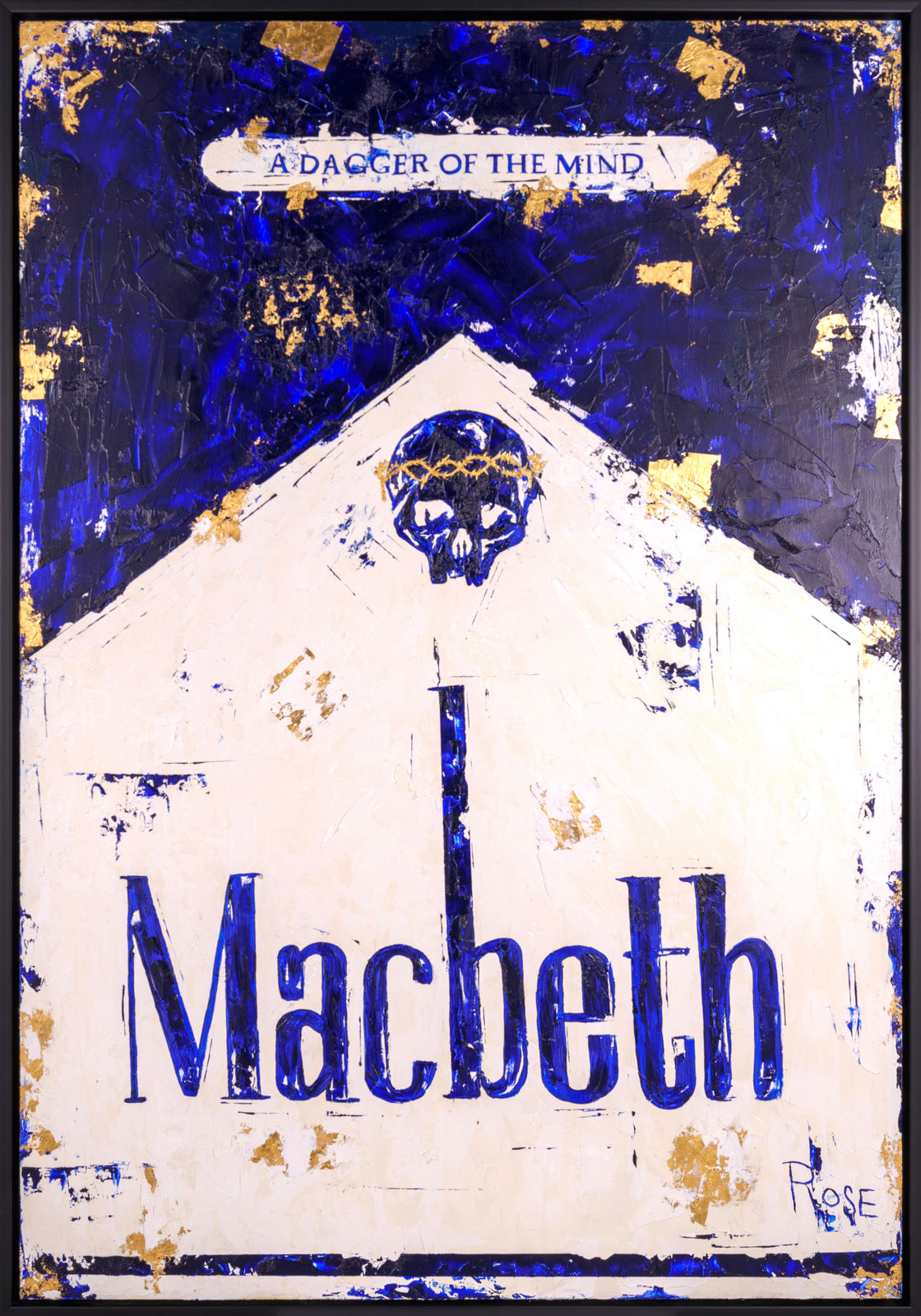 Charlotte Rose, Macbeth (A Dagger of the Mind) in blue, 2023