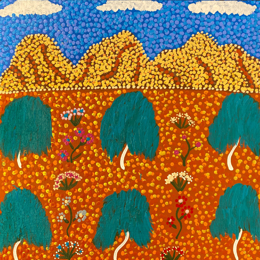 My Grandmother's Country by Helen Rubuntja, 2025