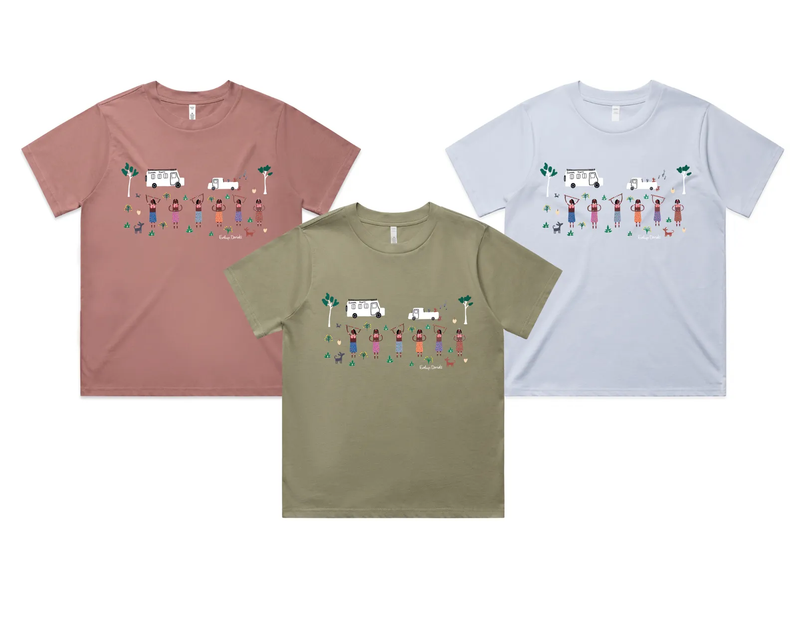 Evelyn Daniels, 'Girls Dancing After School' T-Shirt