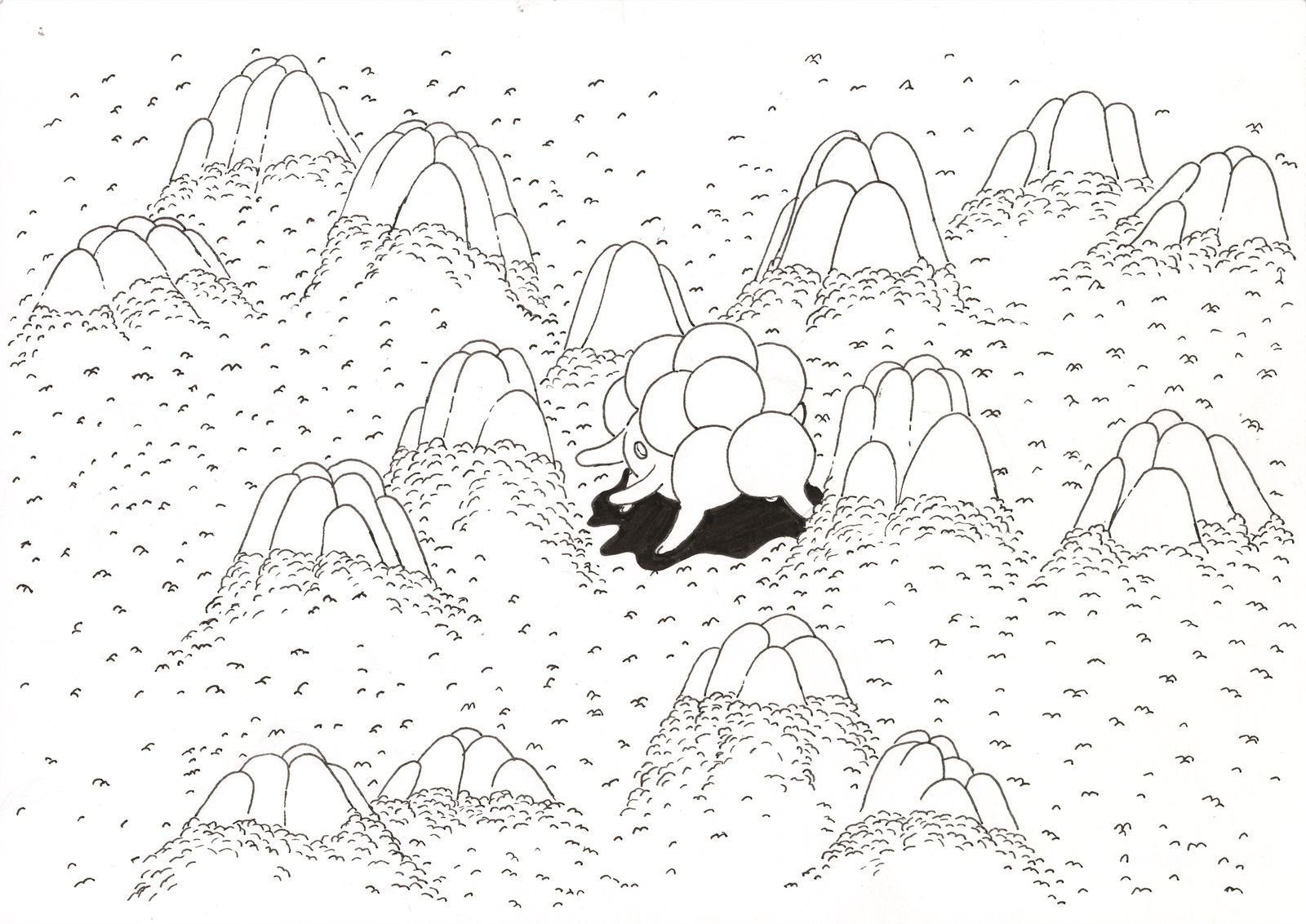 Atang Tshikare, Sekaka ('Desert'), 2019