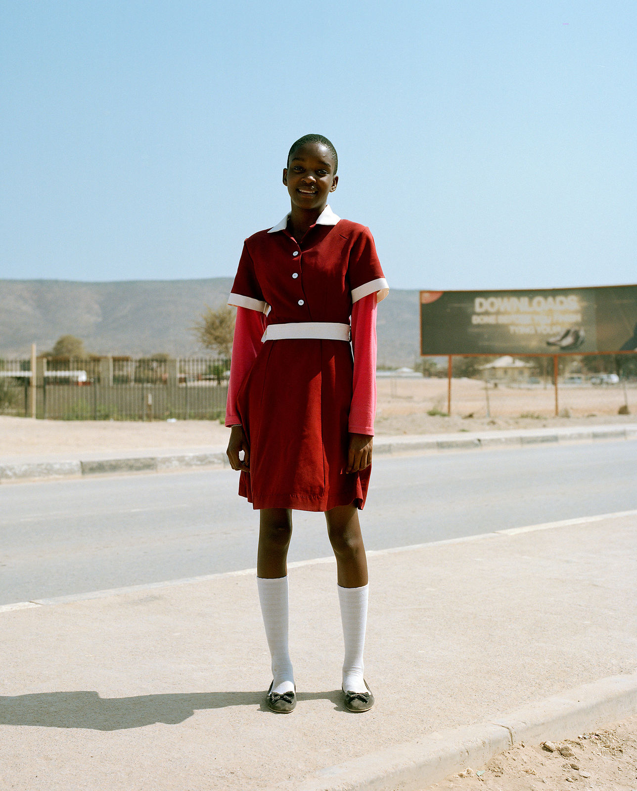 Francois Visser, Girl in Street, Namibia, 2015