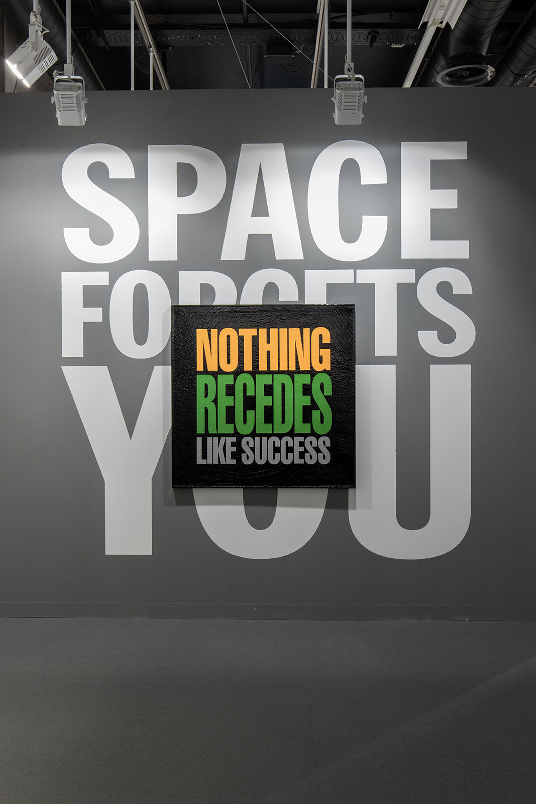 John Giorno, NOTHING RECEDES LIKE SUCCESS, 1989