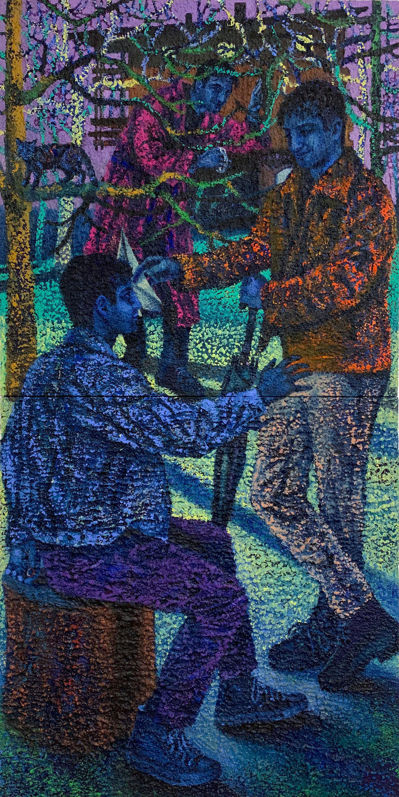 Gabriele Napoli, Footstep on moonlight, 2024