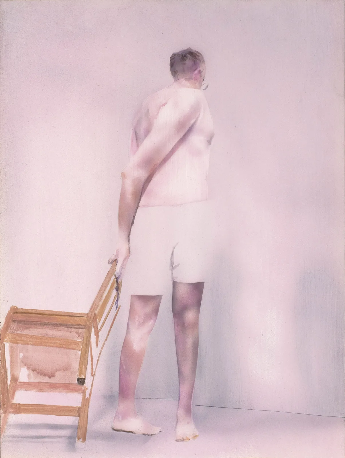Robert Feintuch, Standing with Chair, 2008