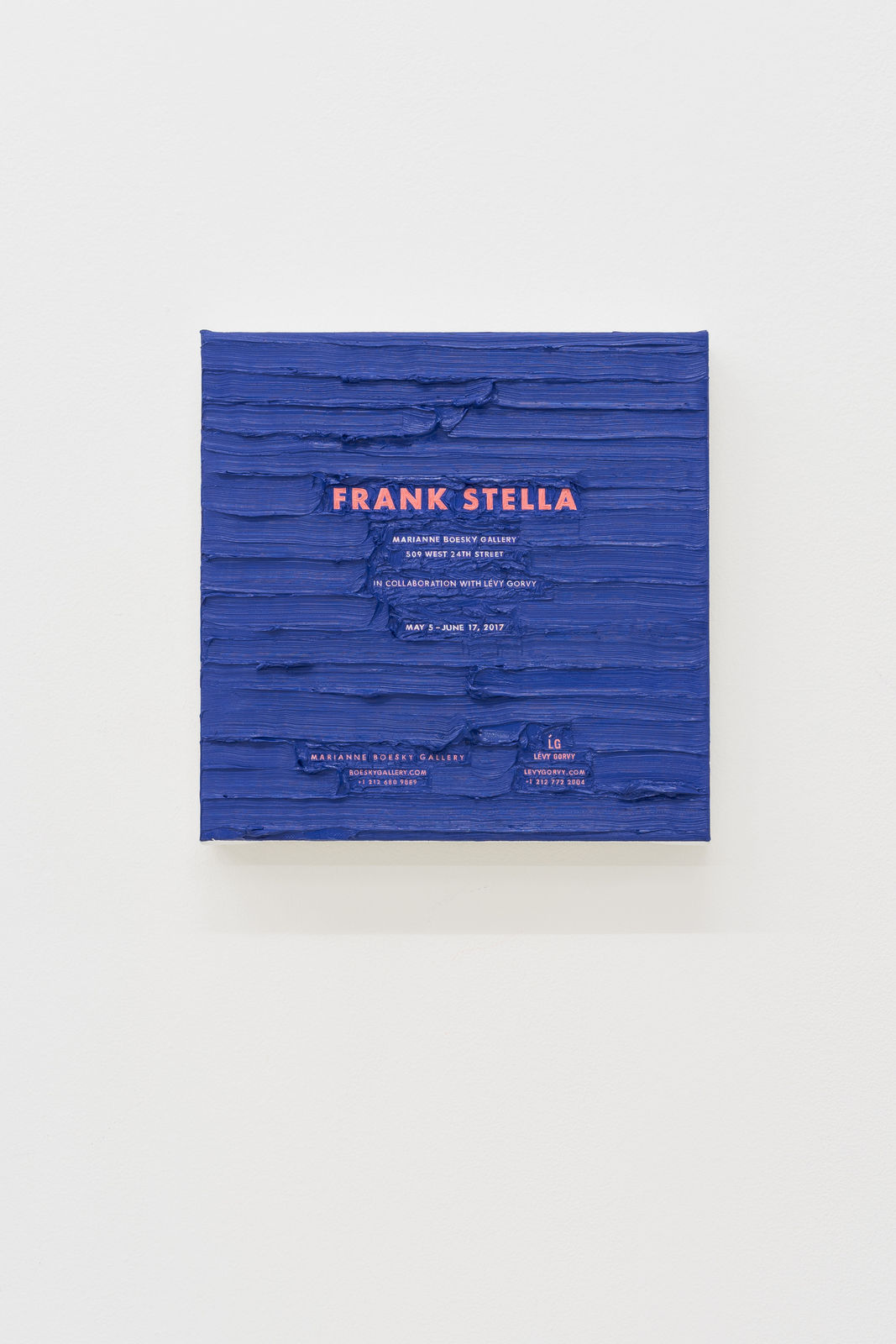 Simon Linke, Frank Stella at Marianne Boesky, 2017