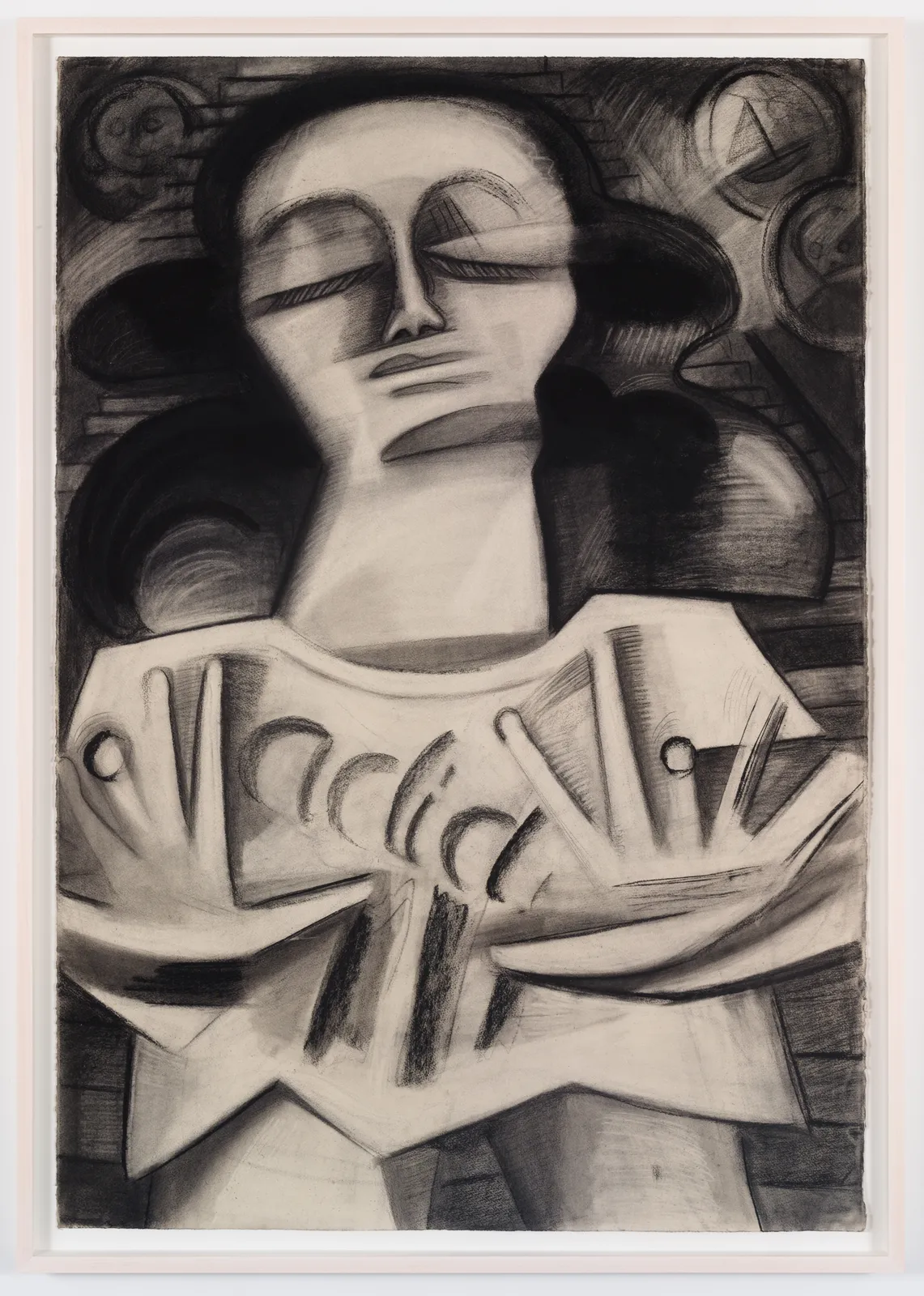 Dana Schutz, Charcoal drawings , 2015