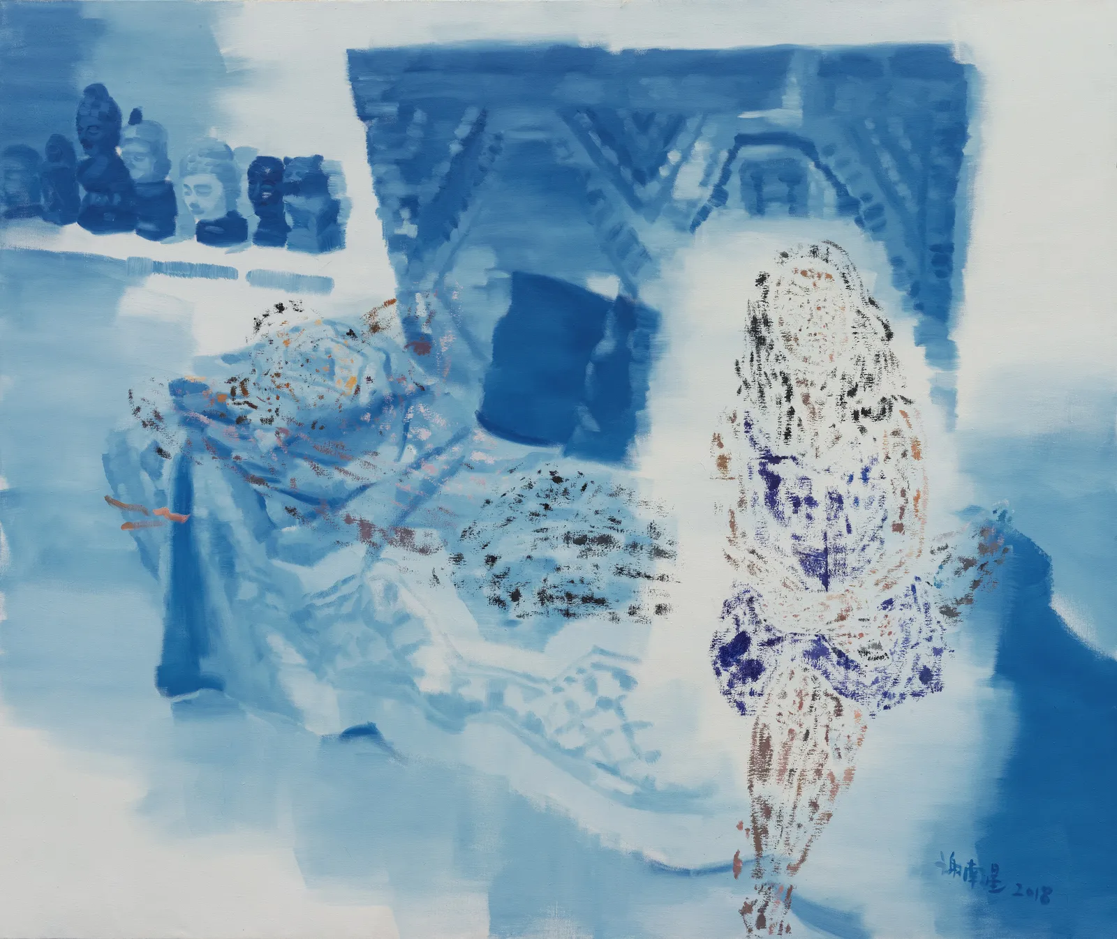 Xie Nanxing, Portrait of Couple A, 2018