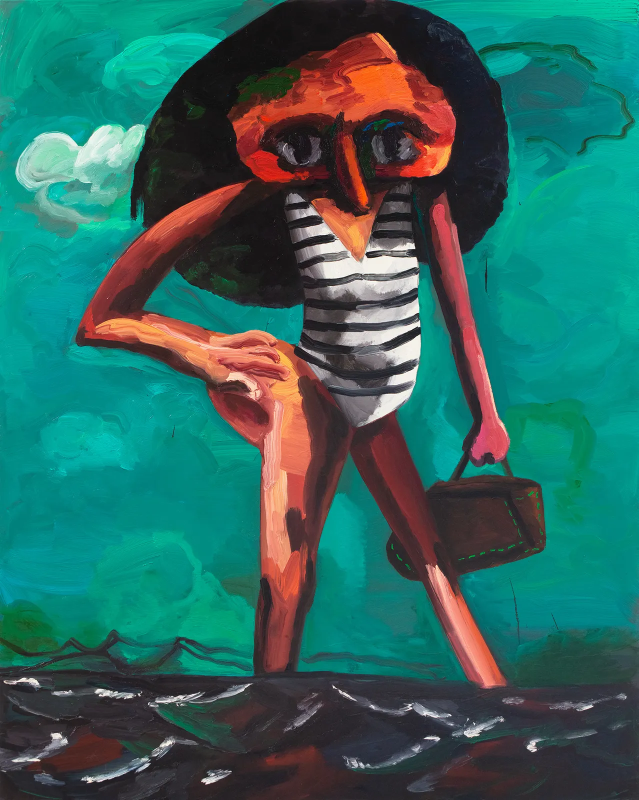 Dana Schutz, Large Model, 2020