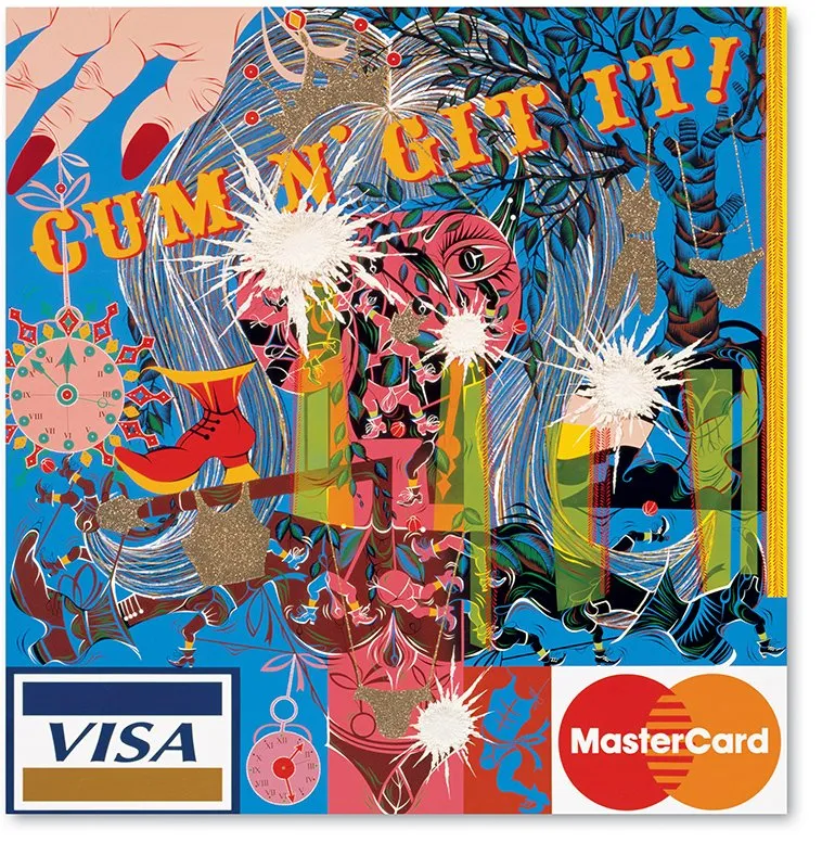 Lari Pittman, Untitled #15 (A Decorated Chronology of Insistence and Resignation), 1993