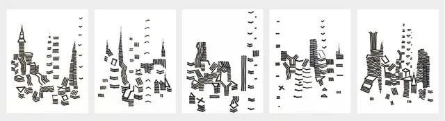 Alejandro Justiz, Abstracted Cities, 2020