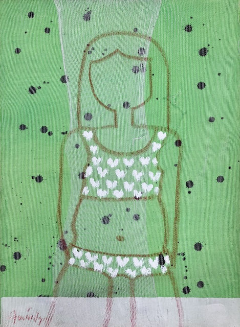 Ania Gonzalez, Bather Series No. 16 (Green), 2017