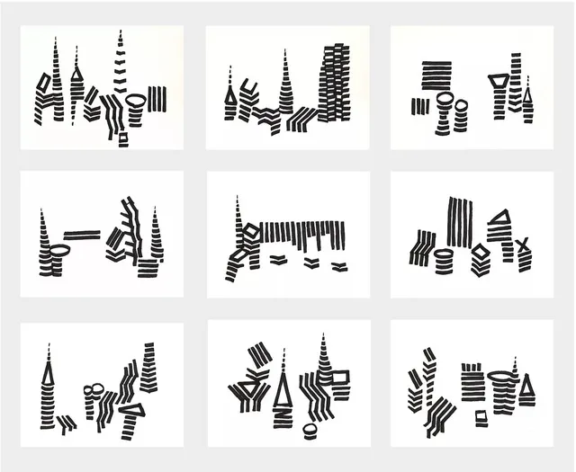Alejandro Justiz, Abstract No.1-9, 2020