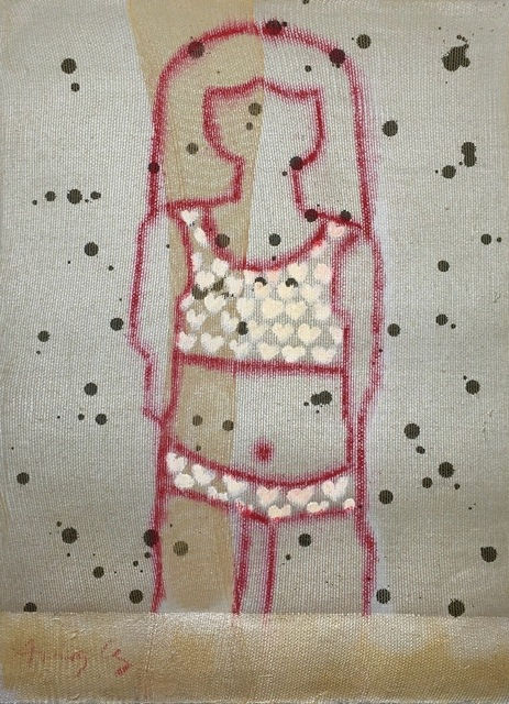 Ania Gonzalez, Bather Series No. 18 (Silver), 2017