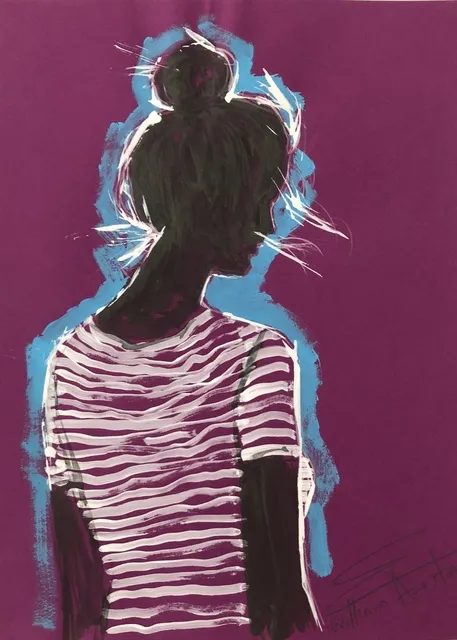 William Acosta, Blue Aura, 2018