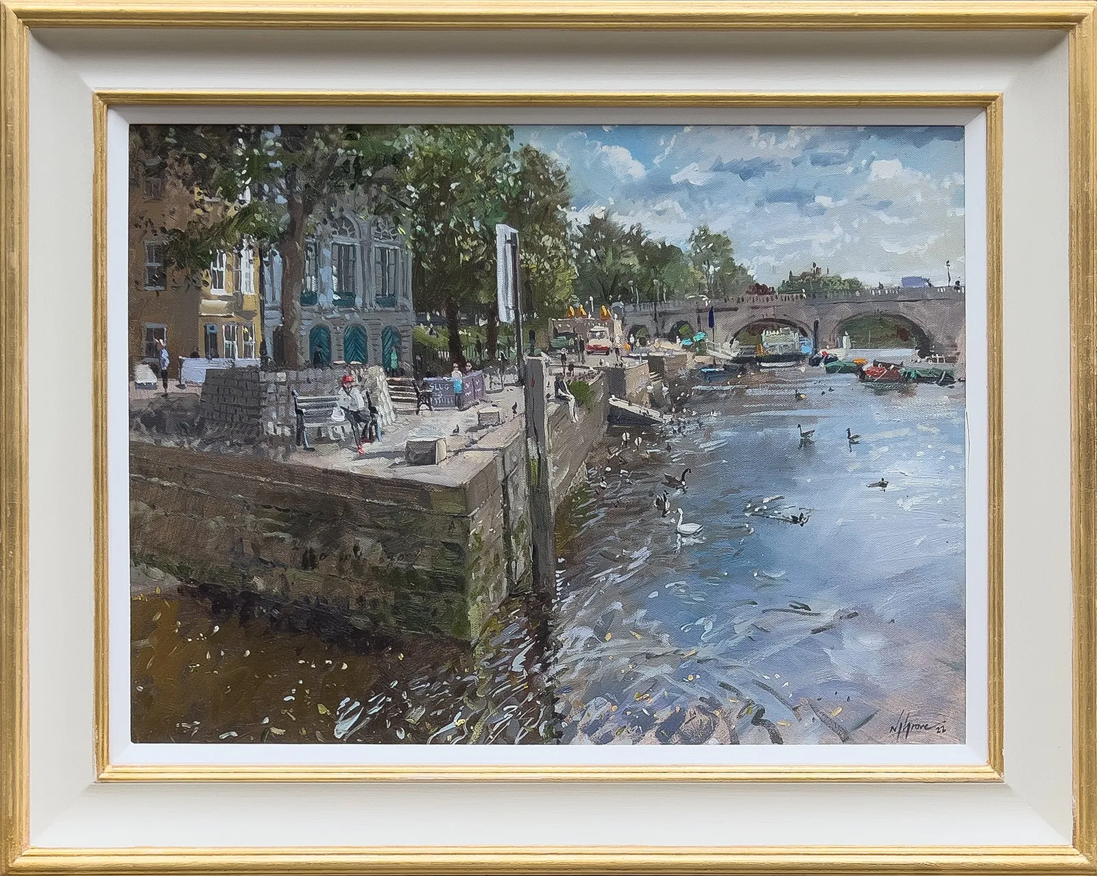 Nick Grove RSMA, Richmond Riverside from Water Lane