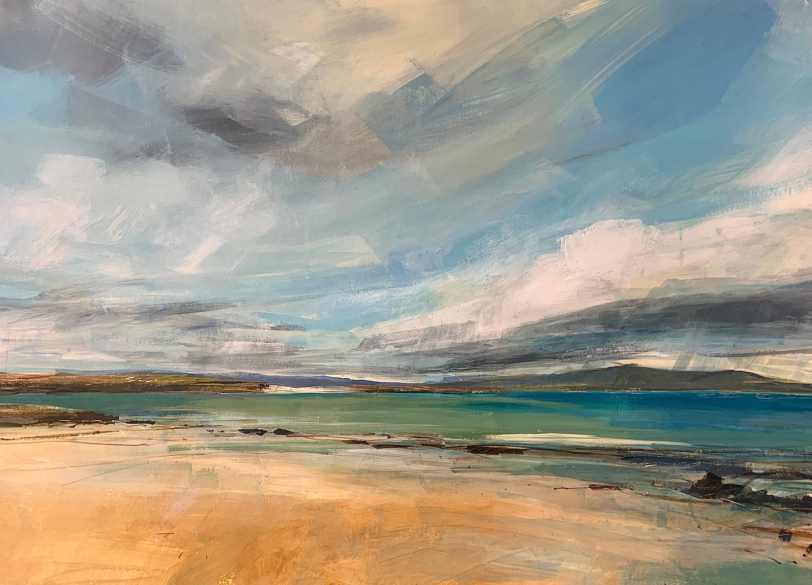 Sarah Carrington, The North End at Low Tide, Iona