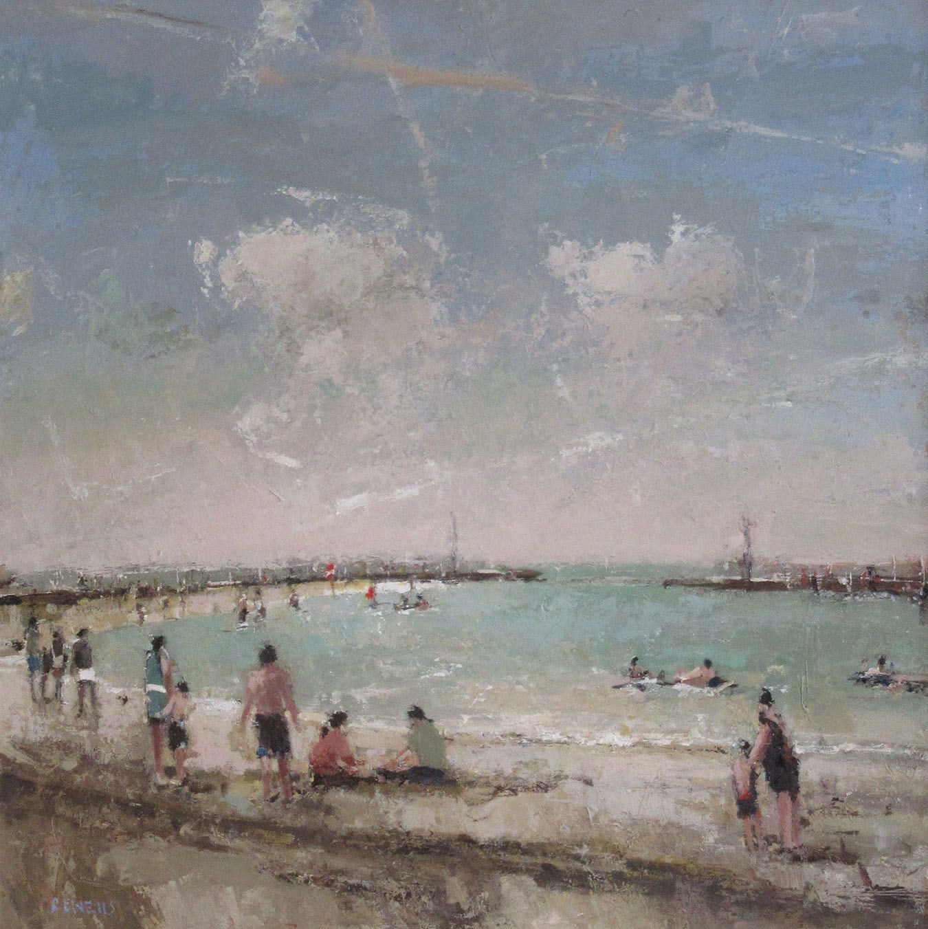 Robert E Wells NEAC RBA, Sangento, Southern Italy