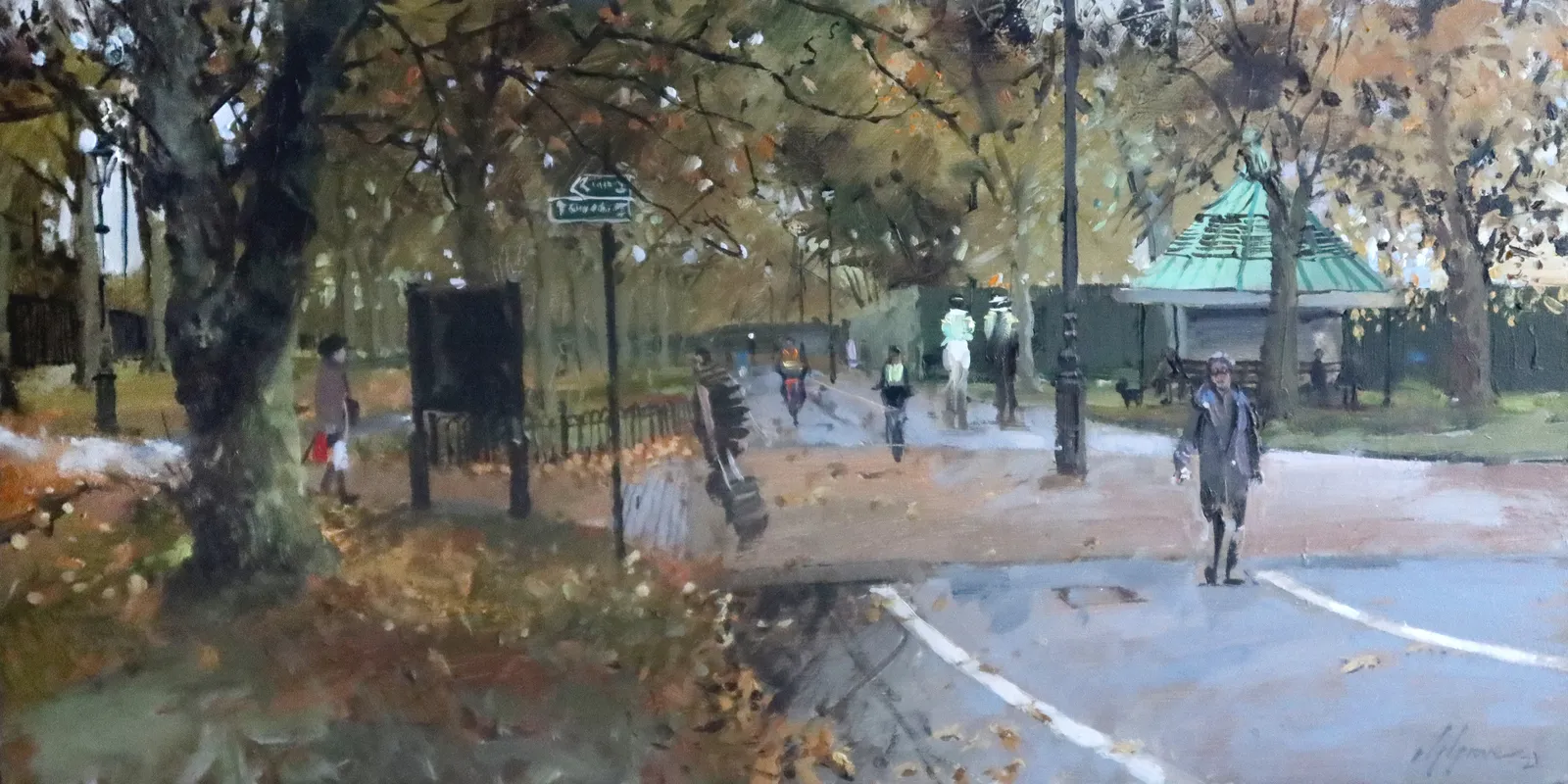 Nick Grove RSMA, Hyde Park Besides Park Lane