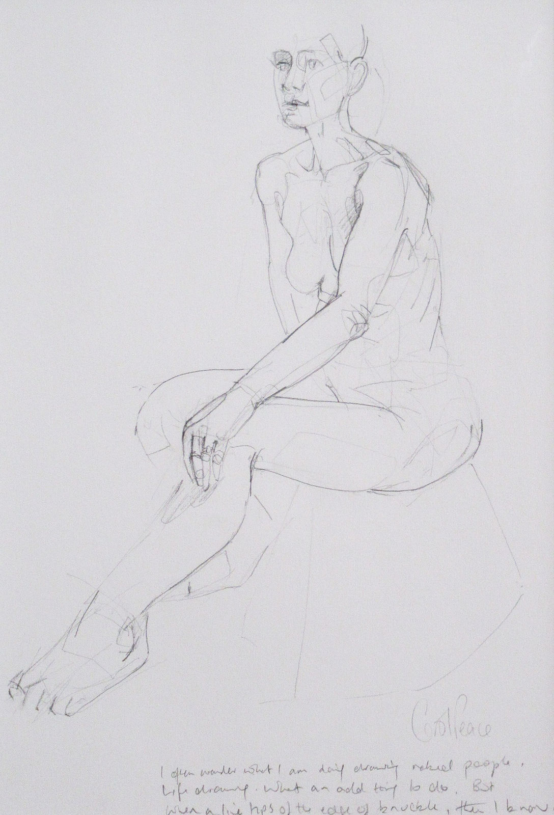 Carol Peace, Seated Woman 1