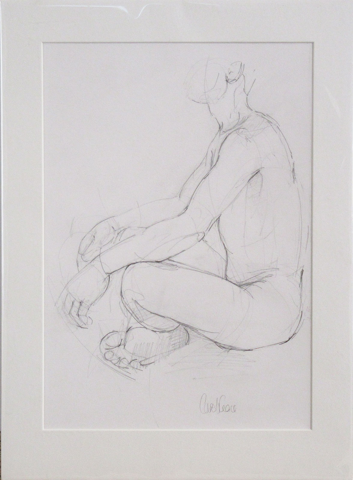 Carol Peace, Sitting Cross Legged, u/f