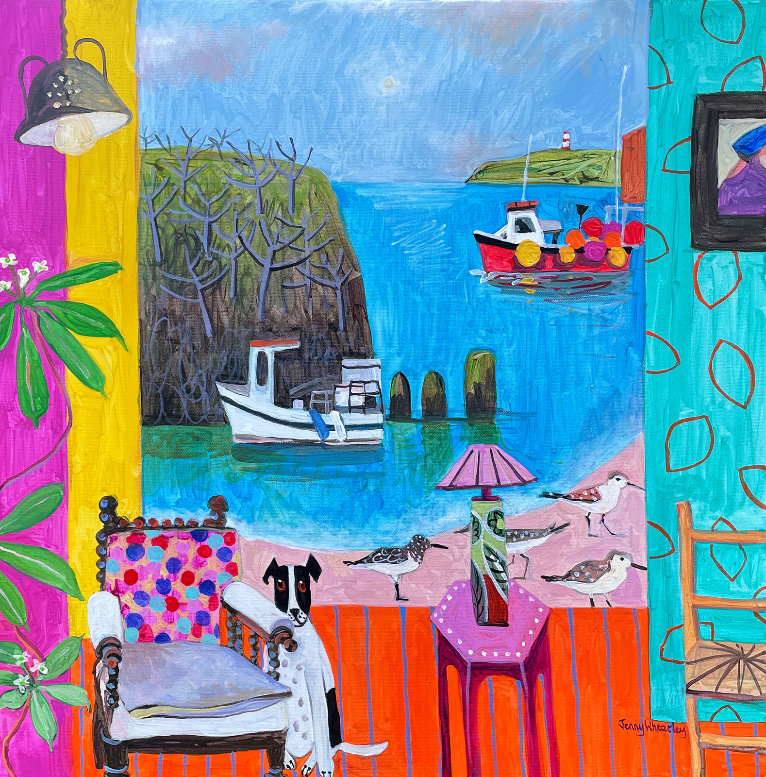 Jenny Wheatley NEAC, Working Boats