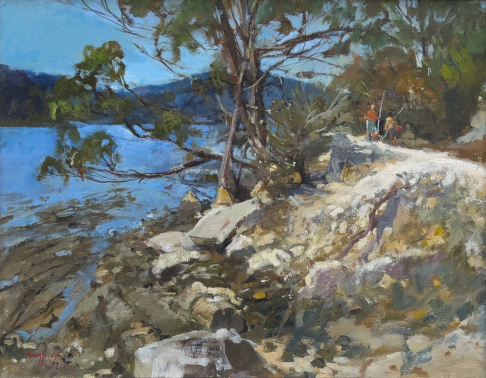 Mary Jackson RWS NEAC, The Fishing Trip