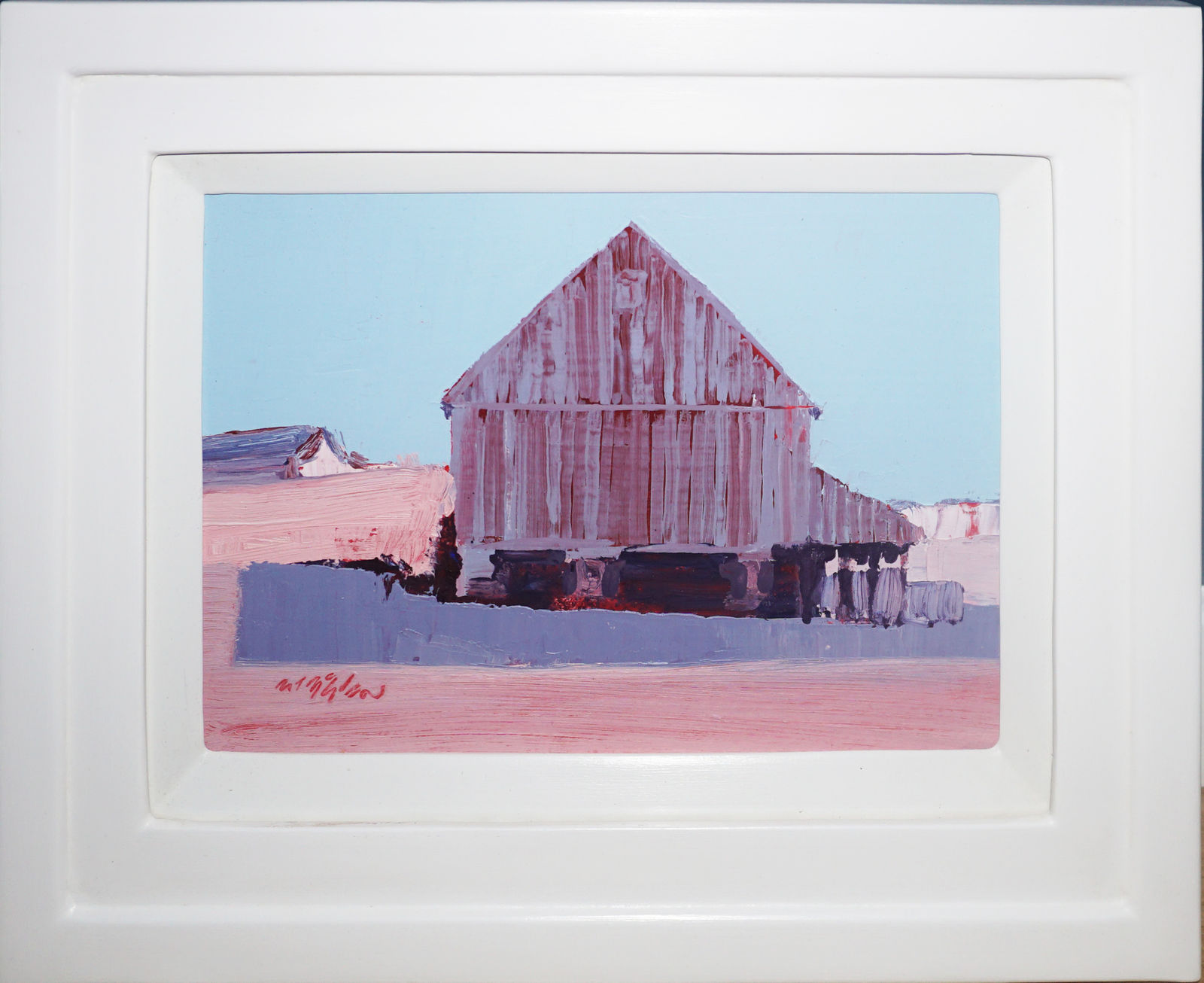 Mhairi McGregor RSW, Amana Barn, Iowa