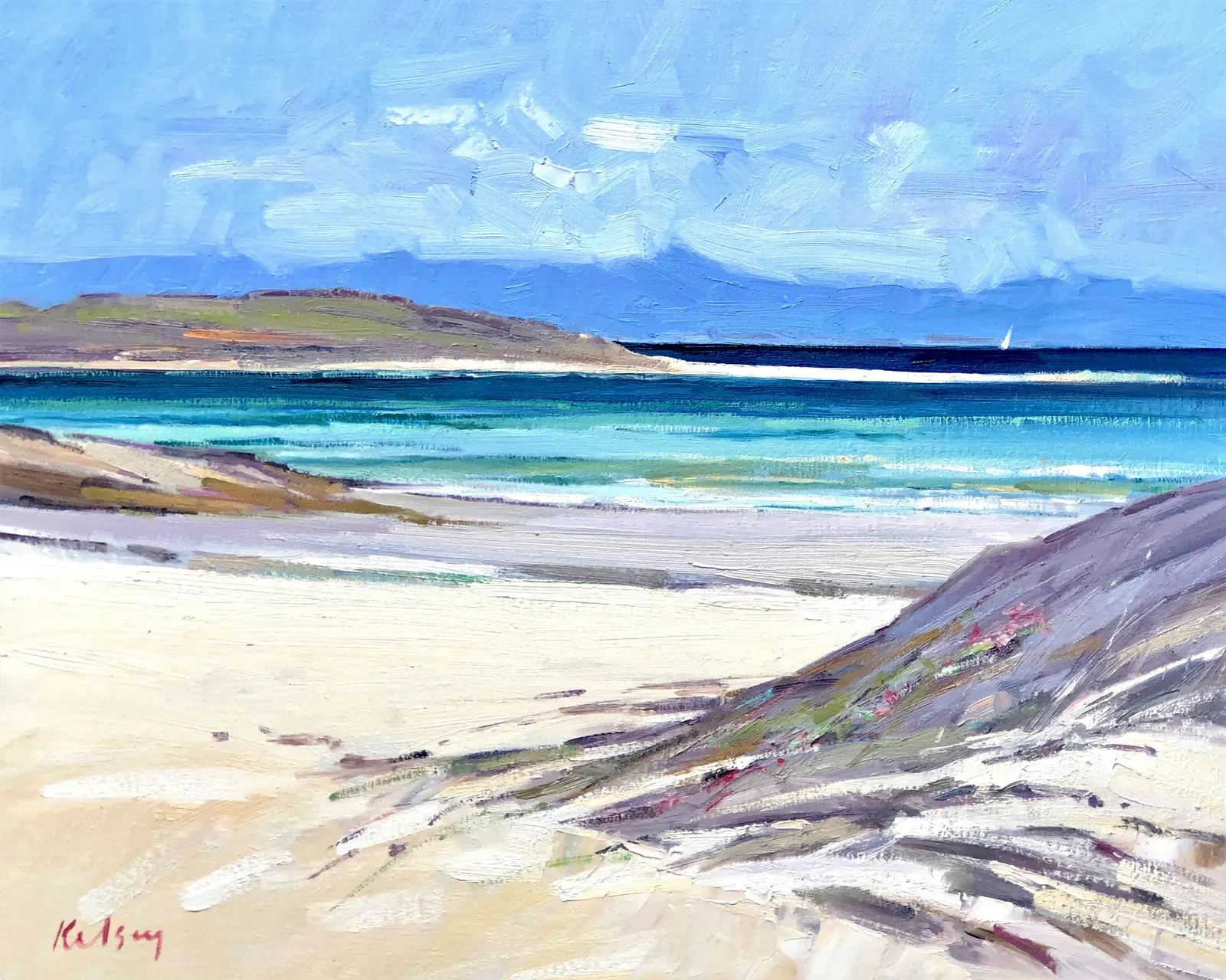 Robert Kelsey DA MUniv PAI FRSA, Strand of the Monk, Iona