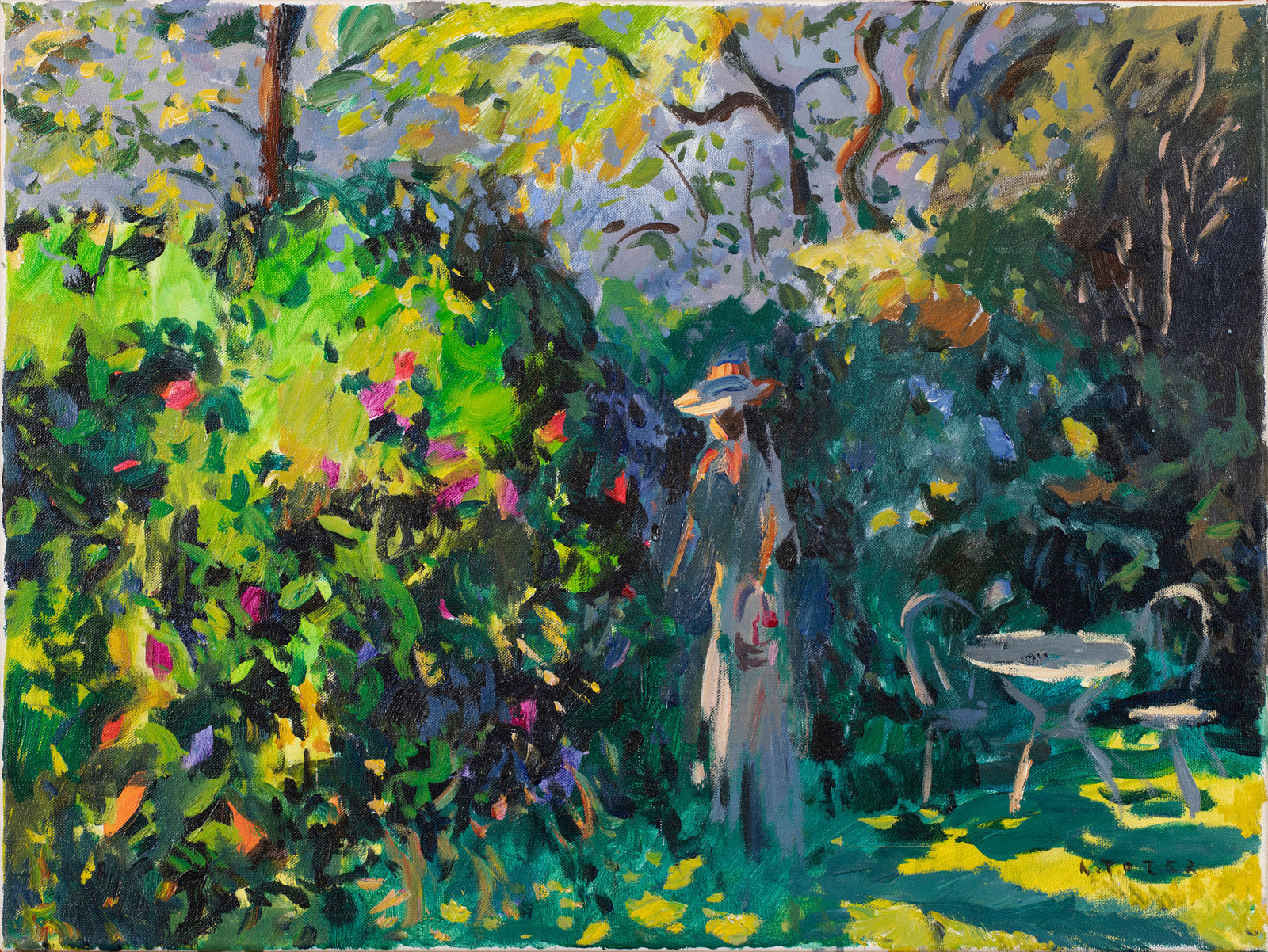 Andrew Tozer, Hot Summer's Day, Cornish Garden, 2022