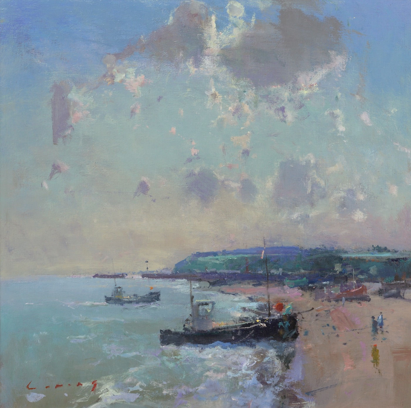 Fred Cuming RA, Waiting for the Catch, Hastings