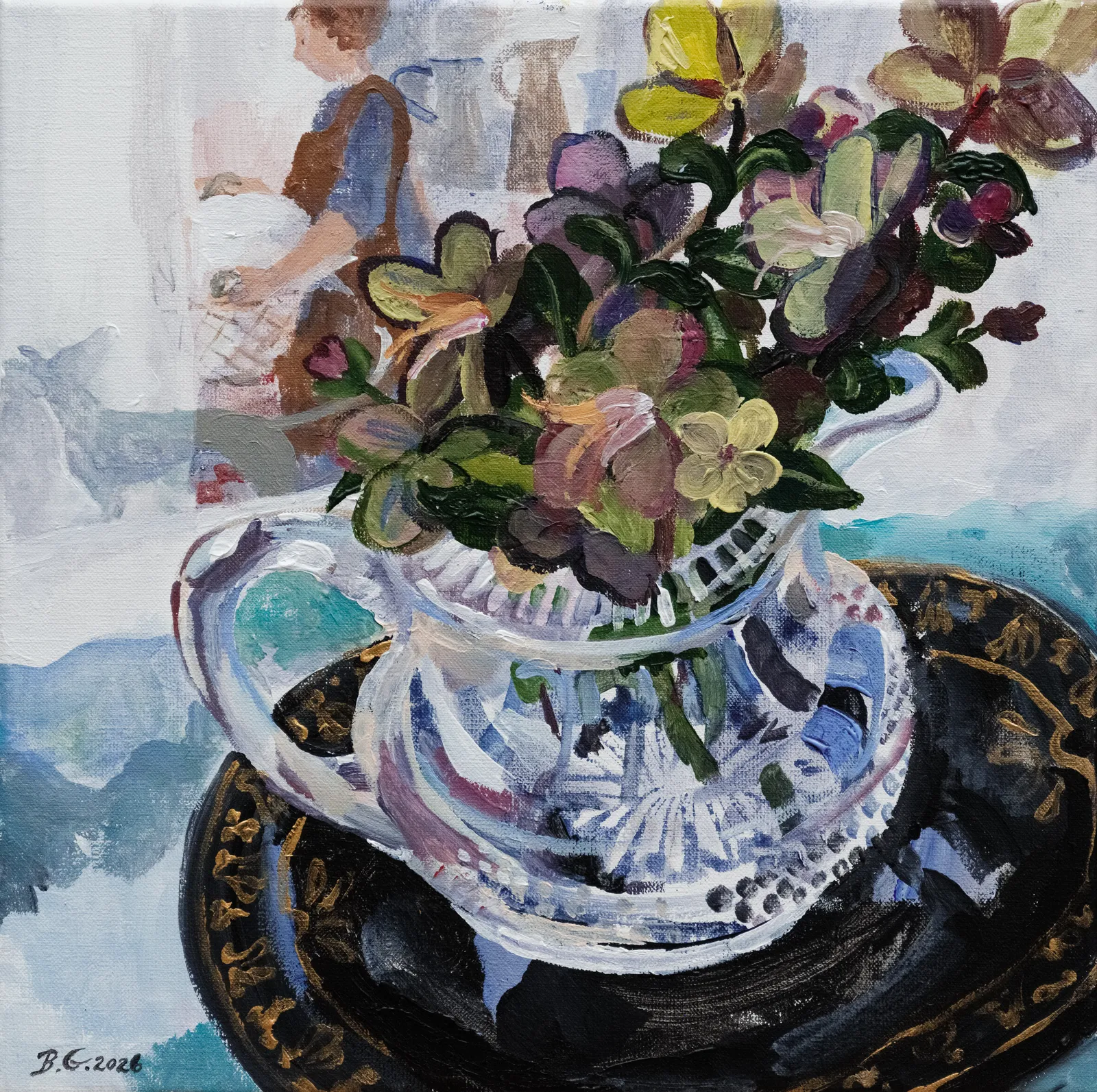 Brita Granström, Black Tray and Hellebore