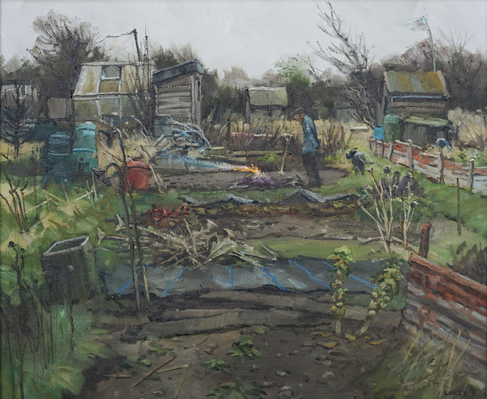 John Lines RBSA RSMA KAS, A Cold Northeaster