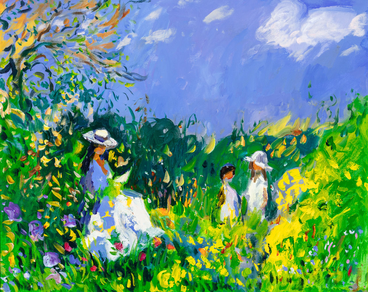 Andrew Tozer, Summer Warmth, Cornish Garden