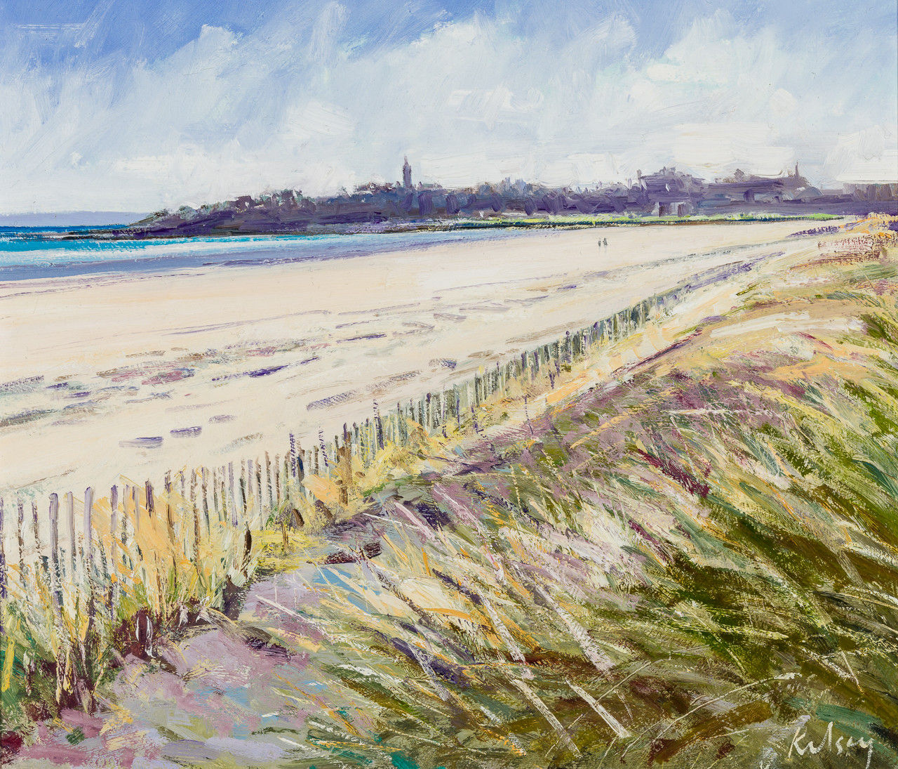 Robert Kelsey DA MUniv PAI FRSA, West Beach, St Andrews