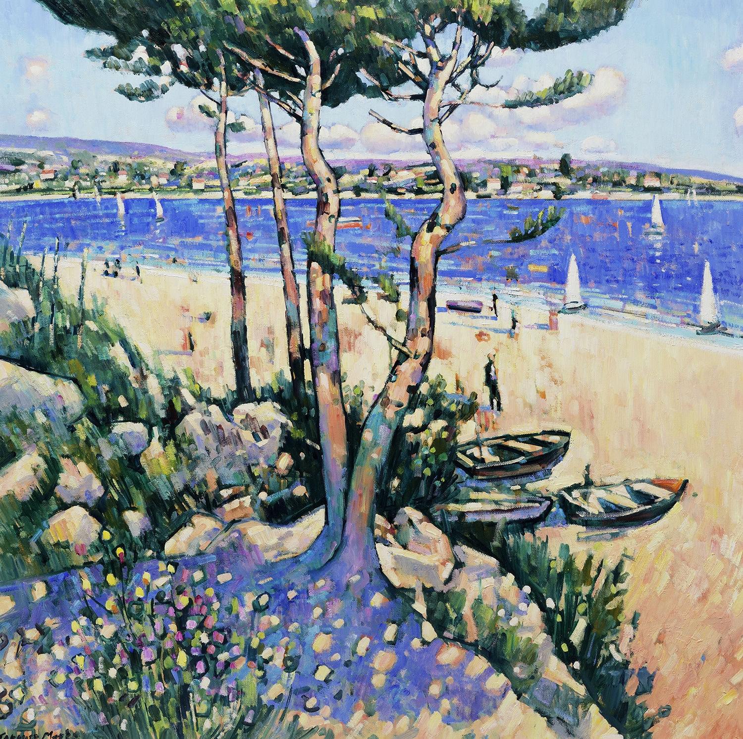 Terence Clarke, View Through the Pines, Esterel