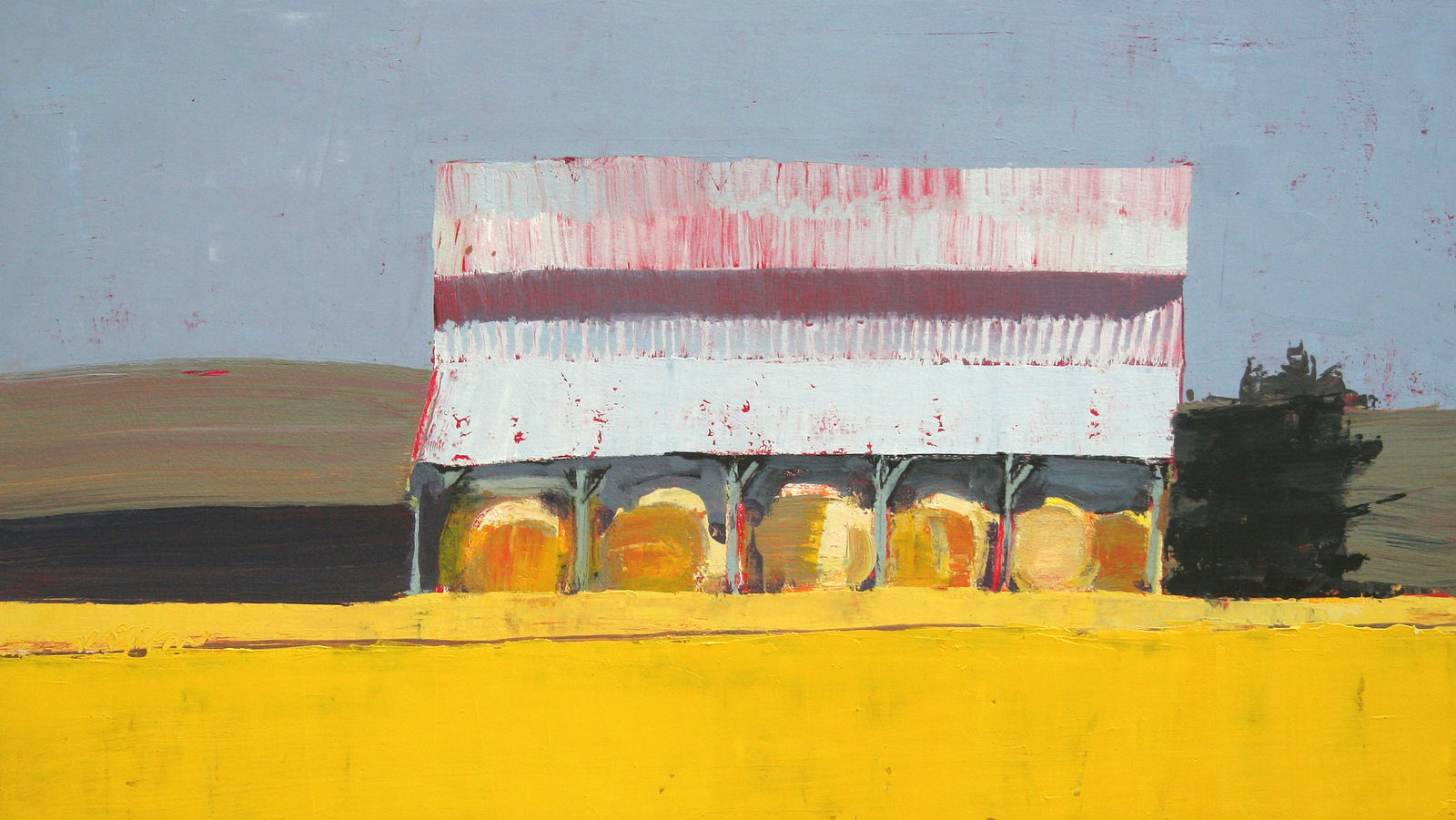 Mhairi McGregor RSW, Hay Bales, Iowa