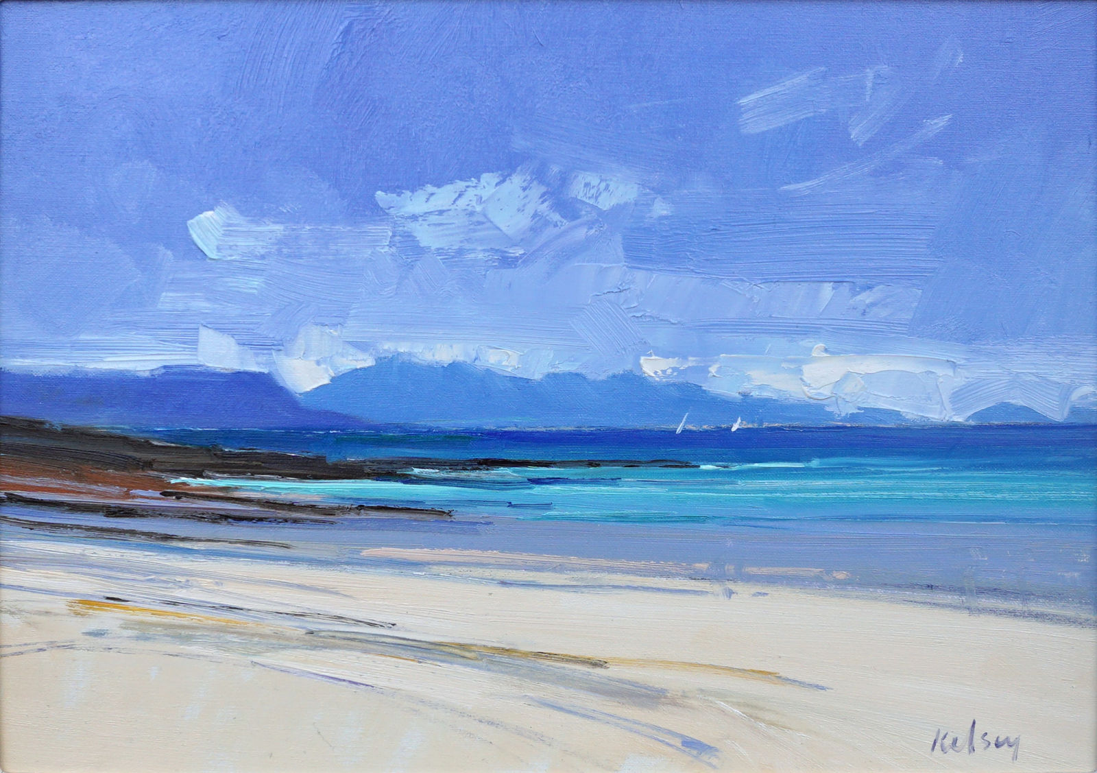 Robert Kelsey DA MUniv PAI FRSA, Eigg and Rum