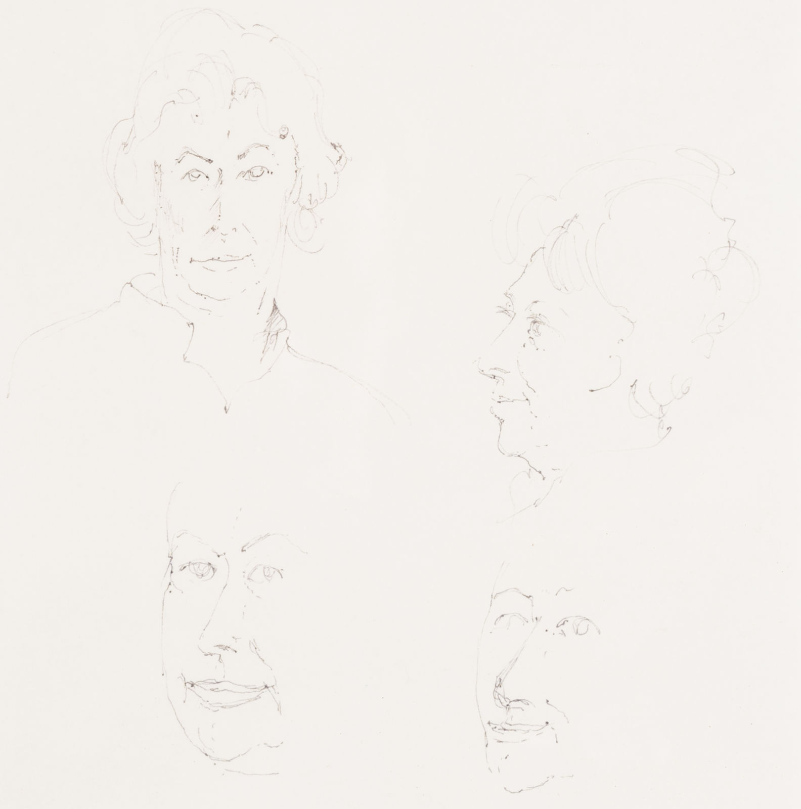 Sir Hugh Casson CH KCVO PPRA, Assorted Head Studies