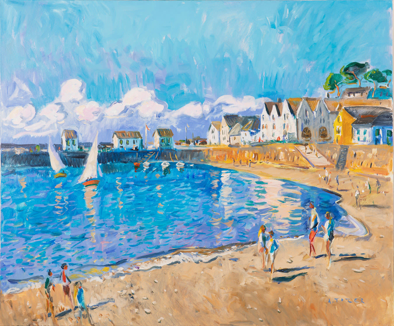 Andrew Tozer, On St Mawes Beach, 2022