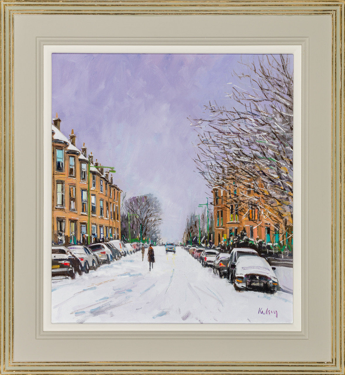 Robert Kelsey DA MUniv PAI FRSA, Winter Afternoon, Glasgow