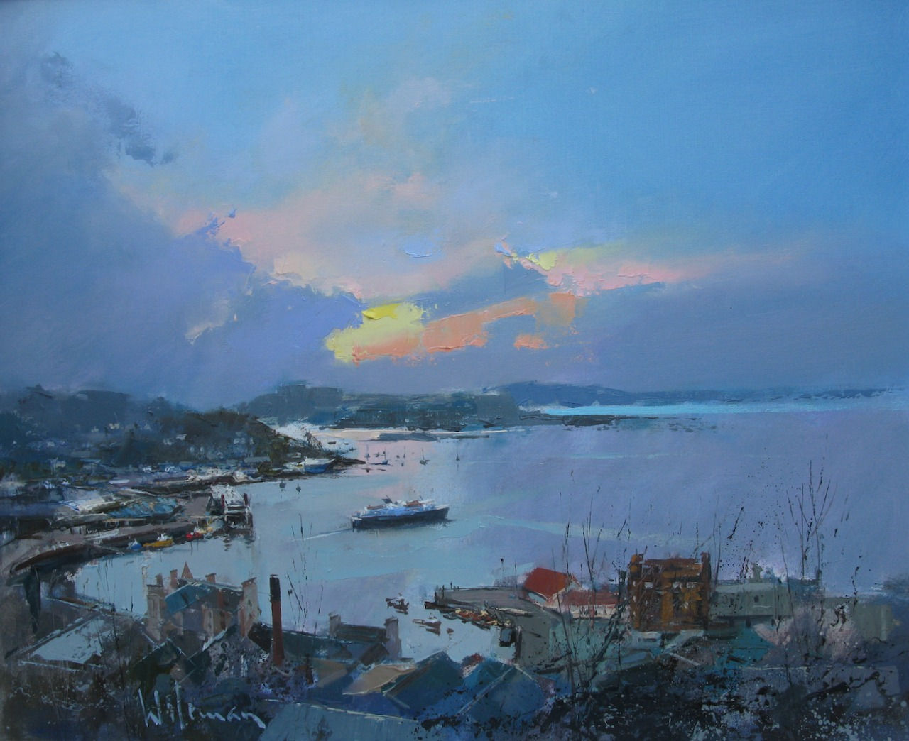 Peter Wileman FROI RSMA FRSA, Leaving Oban