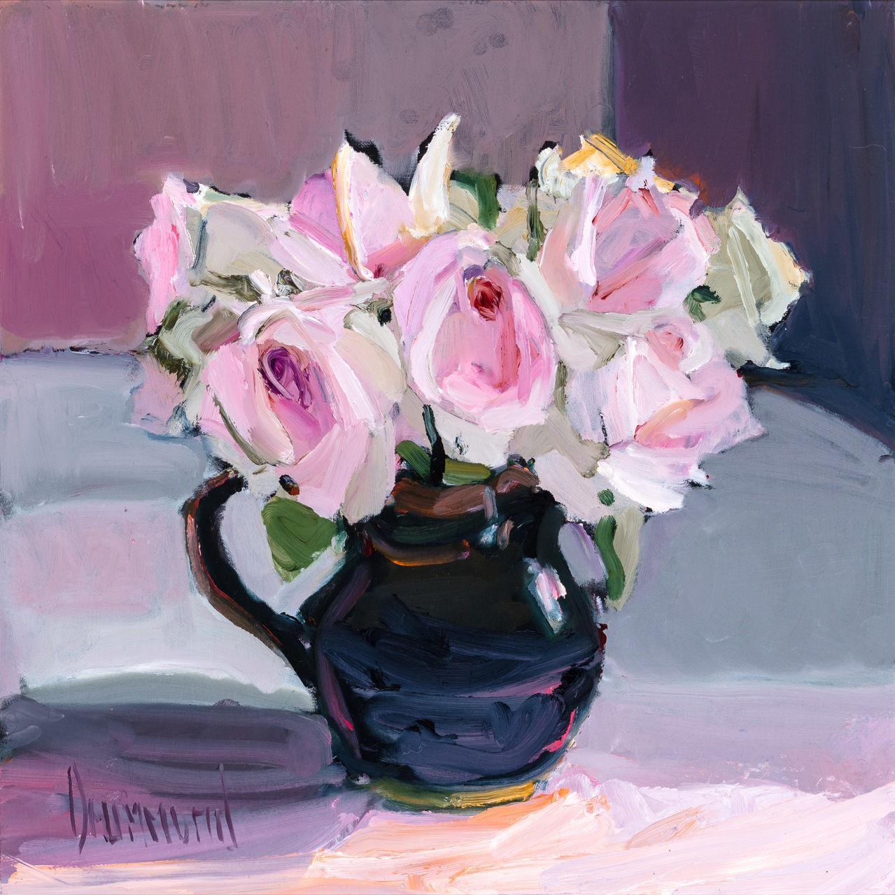 Marion Drummond PAI, Palest Pink Roses
