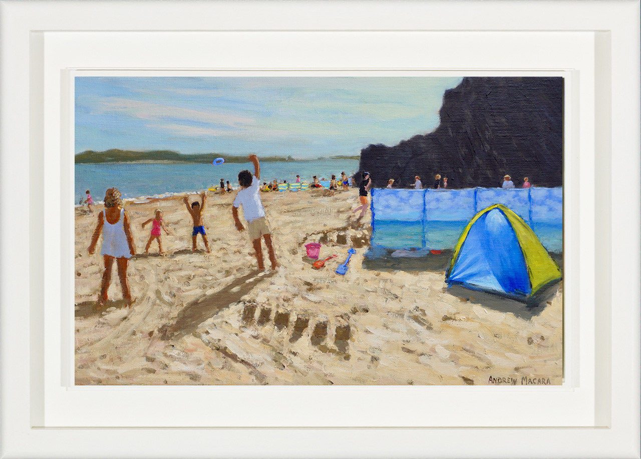 Andrew Macara RBA NEAC, Beach Windbreak, Tenby