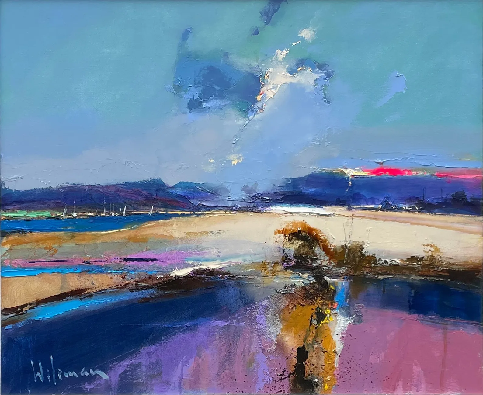 Peter Wileman FROI RSMA FRSA, Sutherland Sunset