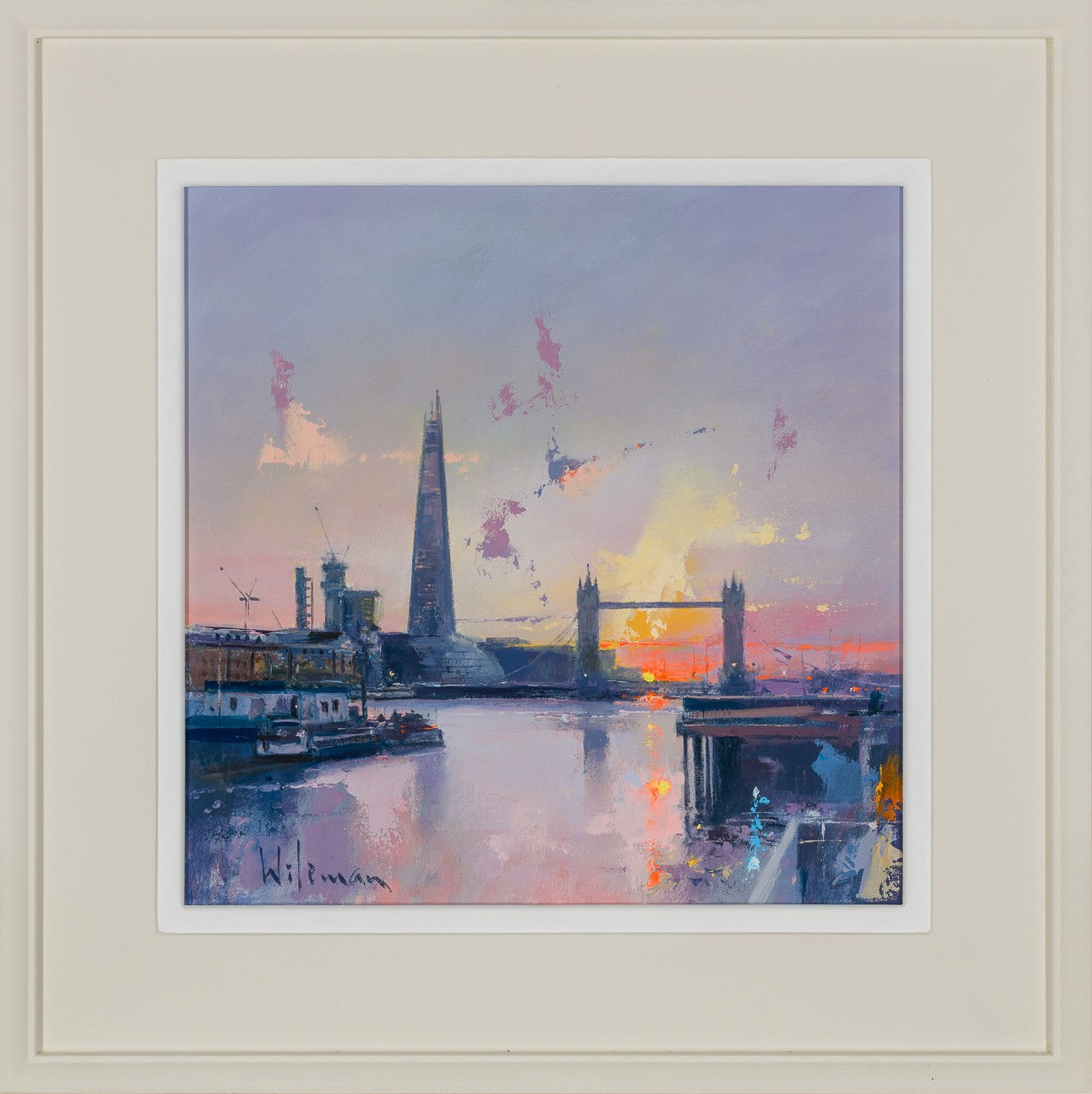 Peter Wileman FROI RSMA FRSA, Sundown, The Thames