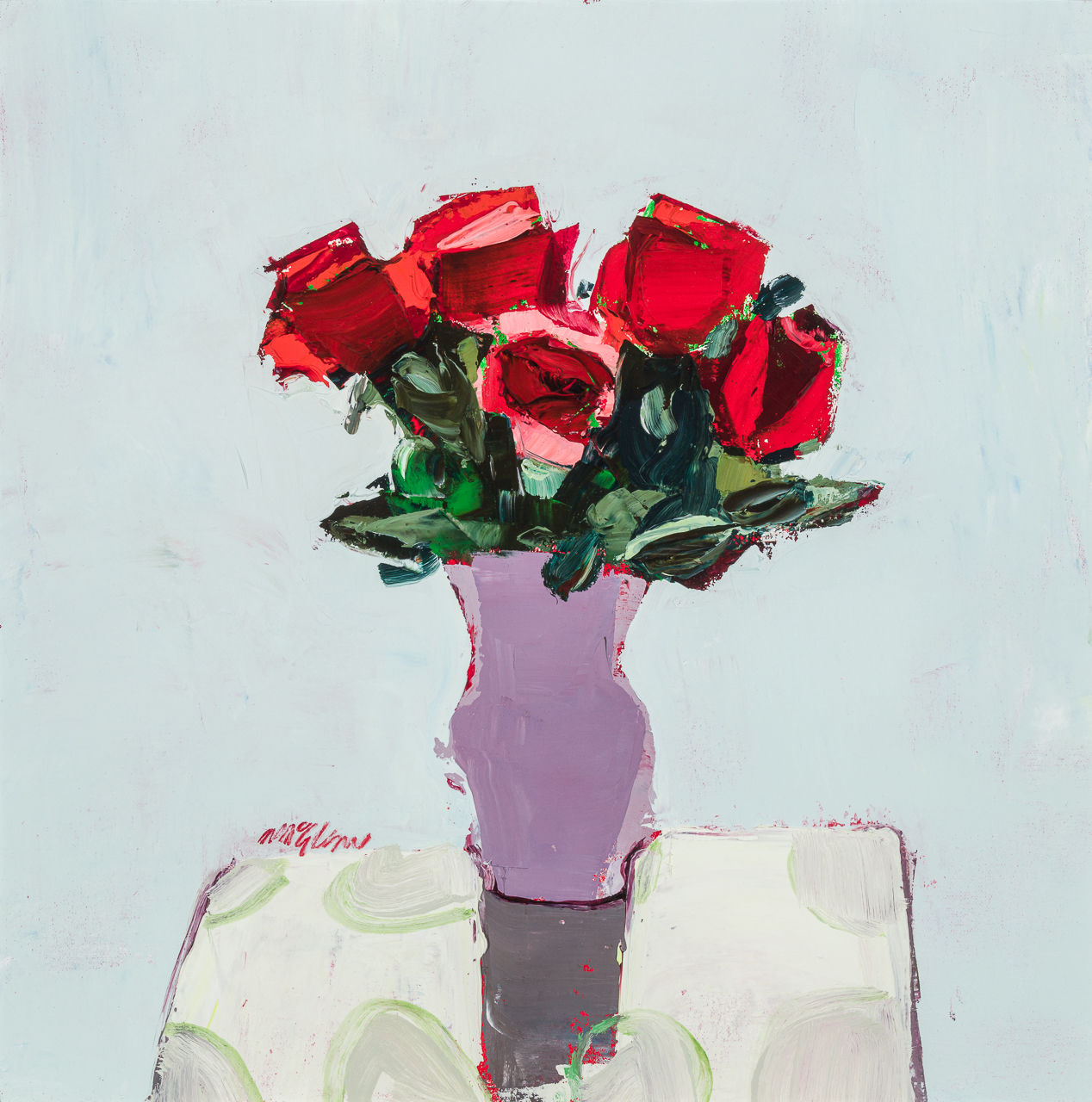 Mhairi McGregor PAI RSW, Red Roses