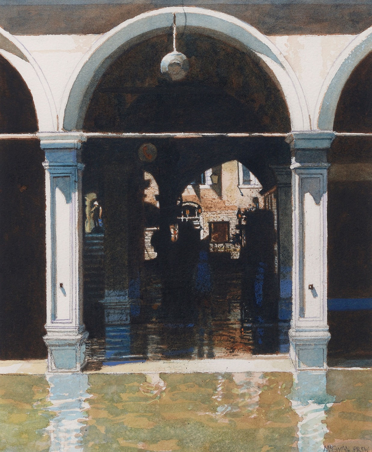 Angus McEwan PRSW AWI RWS NWS, San Marco, Aqua Alta