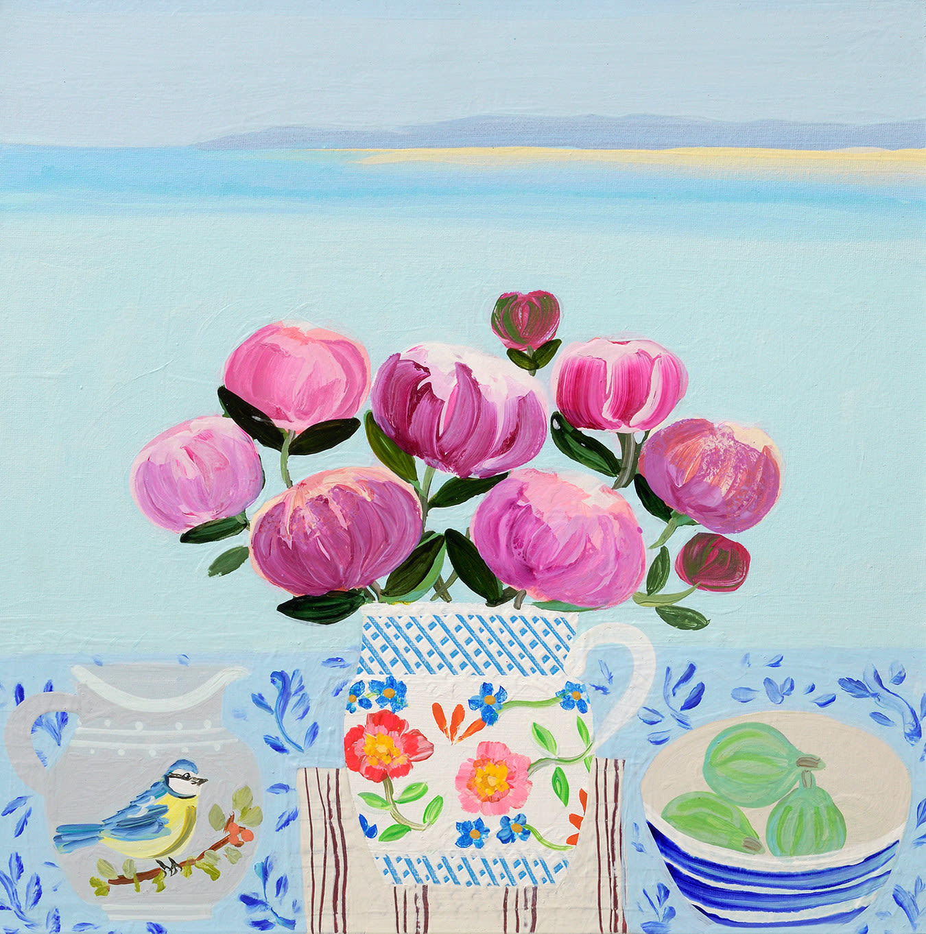 Emma Williams, Peonies and Figs, 2022