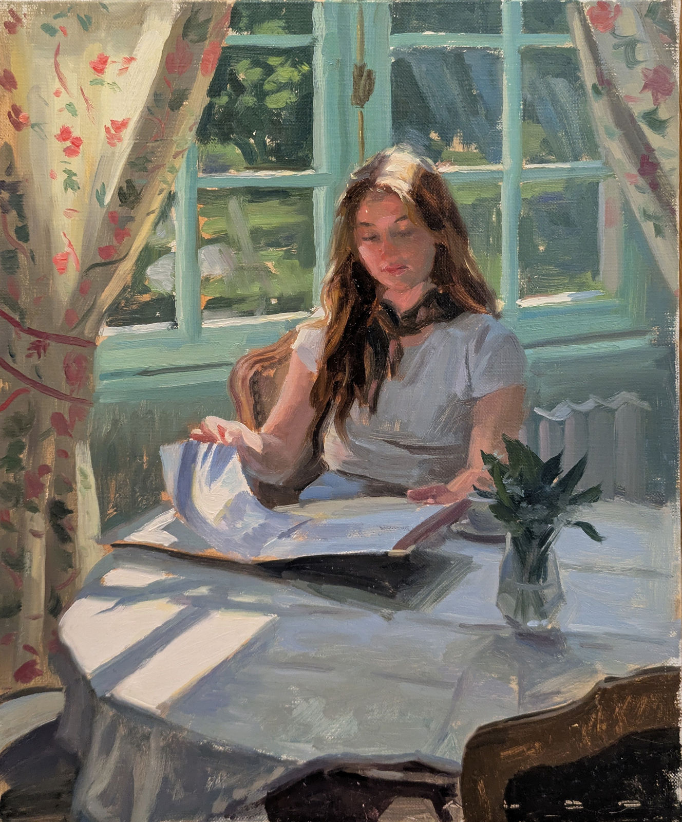 Aldo Balding, Valerie at Chateau Landel, Normandy